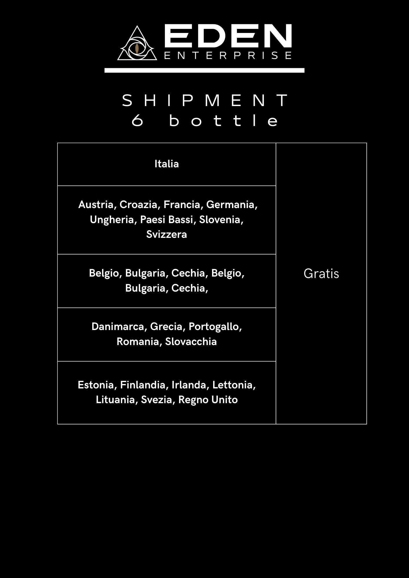 Eden Gin confezione da 6